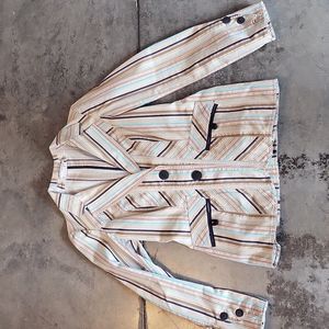Stripped blazer